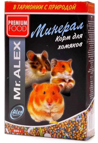 Mr.Alex «Минерал» для хомяков — зерносмесь