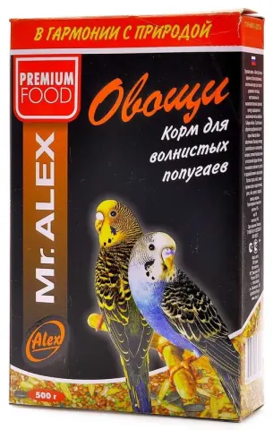 Mr.Alex «Овощи» зерносмесь для попугаев