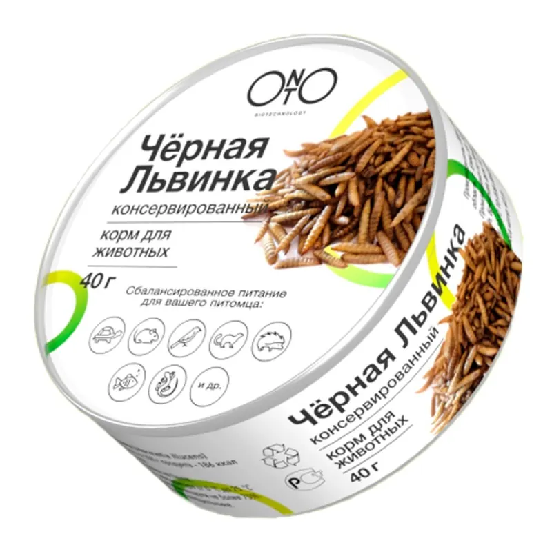 Онто Черная львинка — лакомство из насекомых для грызунов