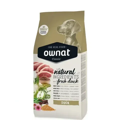 Ownat Adult Classic сухой корм с уткой