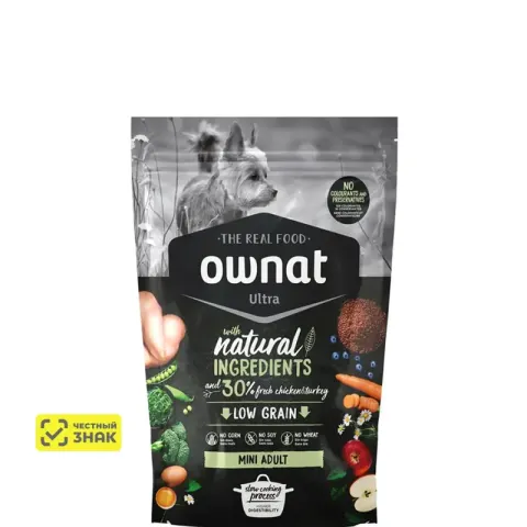Ownat Mini Adult Ultra с курицей и индейкой