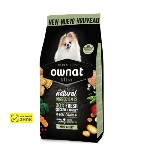 Ownat Mini Adult Ultra с курицей и индейкой