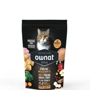 Ownat Ultra Mature Sterilized с курицей и индейкой для кошек 7+