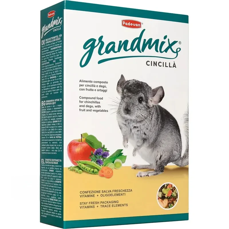 Padovan Grandmix Cincilla для шиншилл и дегу