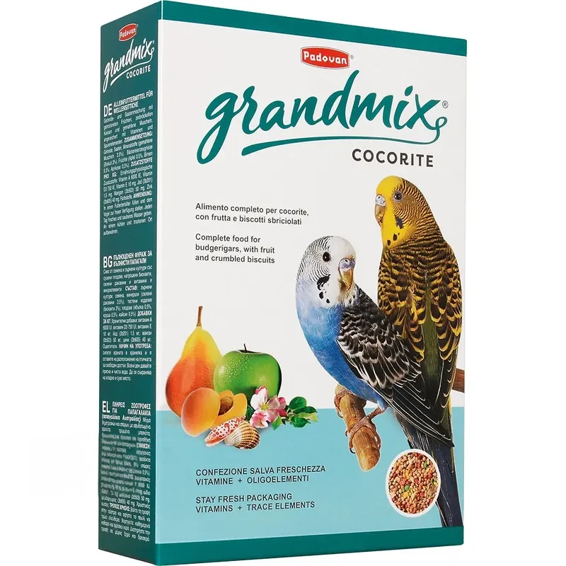 Padovan Grandmix Cocorite для волнистых попугаев