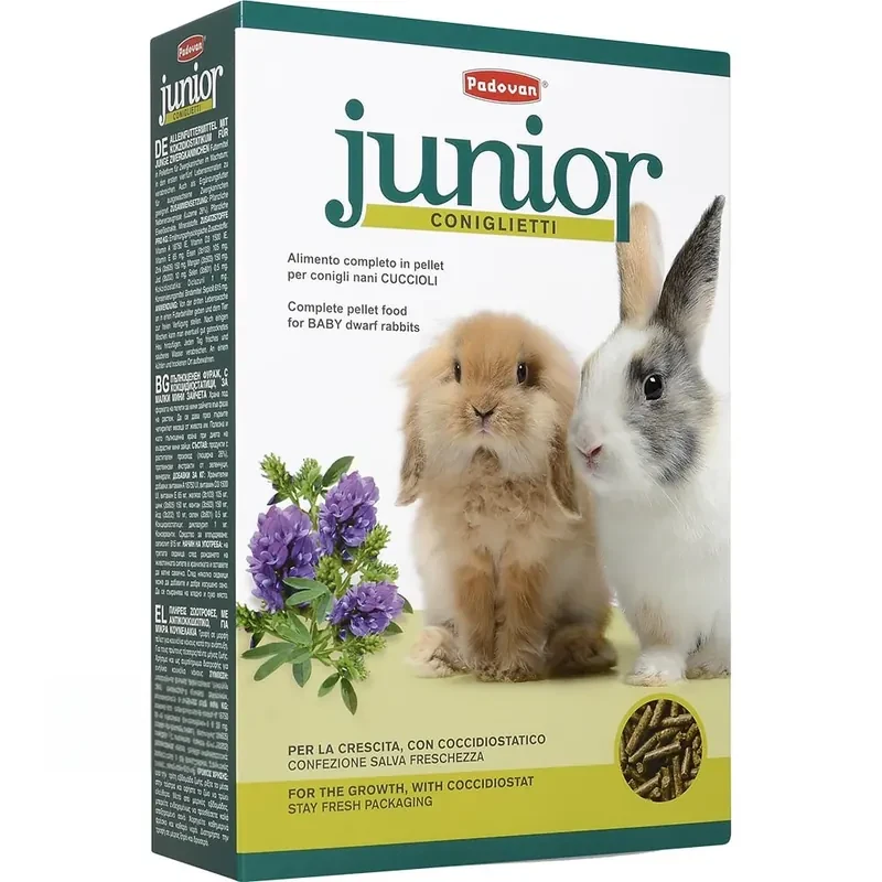 Padovan Junior Coniglietti для крольчат-зерносмесь