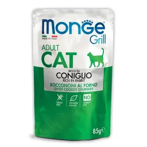 Monge Cat Grill паучи с кроликом для взрослых кошек