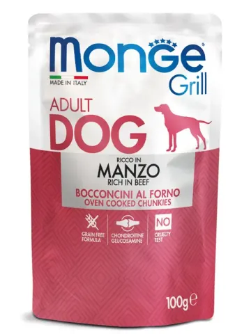 Monge Dog Grill паучи с говядиной