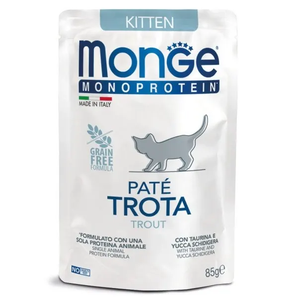 Monge Kitten Monoprotein с форелью