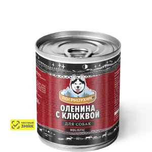 Погрызухин Holistic влажный, оленина с клюквой