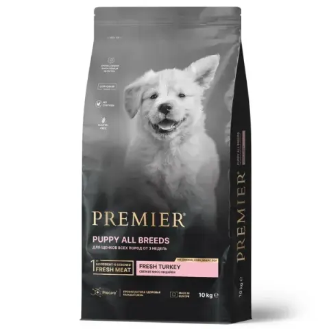 Premier Puppy с индейкой для щенков