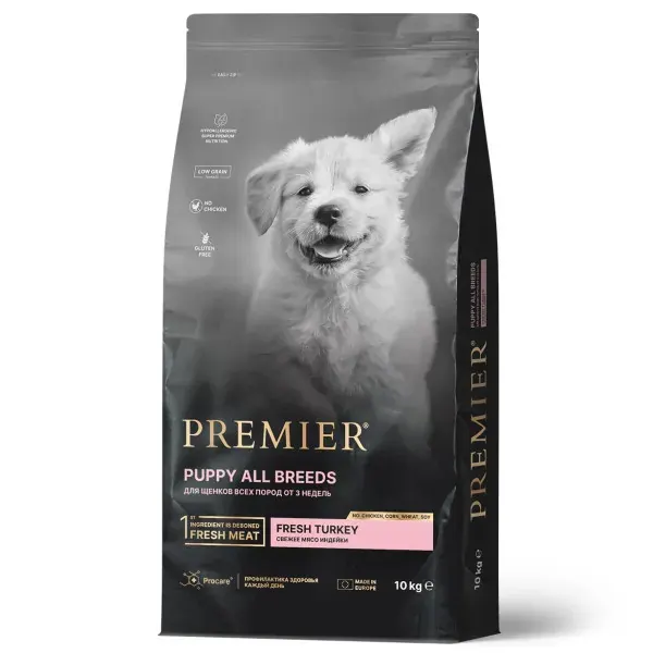 Premier Puppy с индейкой для щенков