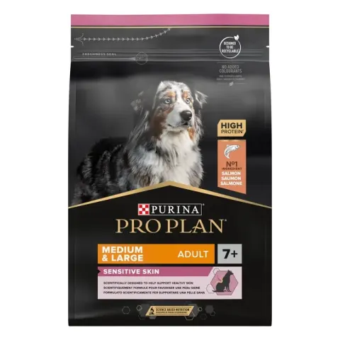 Pro Plan 7+ для собак с лососем и чувствительной кожей