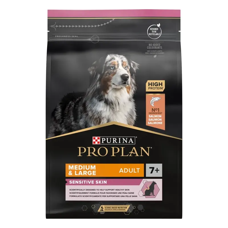 Pro Plan 7+ для собак с лососем и чувствительной кожей