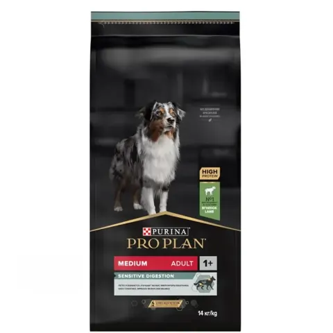 PRO PLAN Sensitive Digestion с ягнёнком для взрослых собак