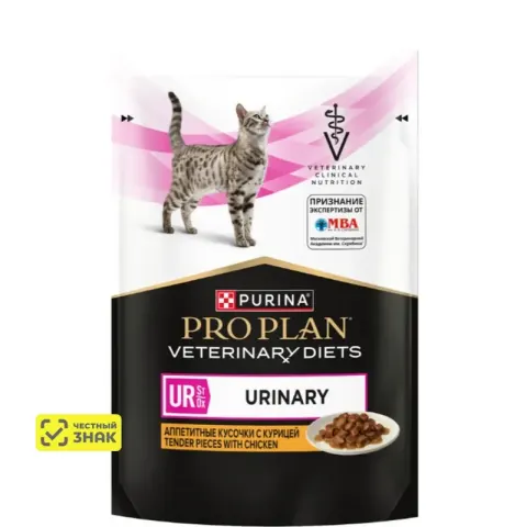 Pro Plan Veterinary Diets Urinary с курицей в соусе