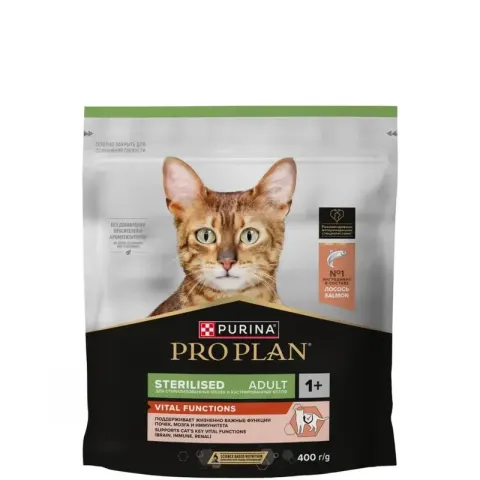 Pro Plan Vital Functions стерилизованные кошки с лососем