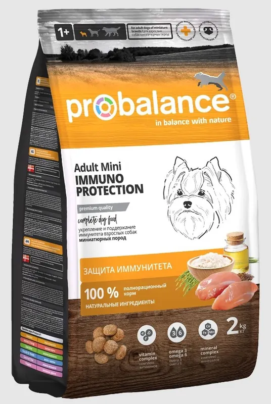 Probalance для мини-пород с дегидратированным мясом птицы