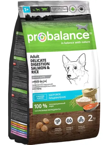 Probalance Adult с лососем и рисом