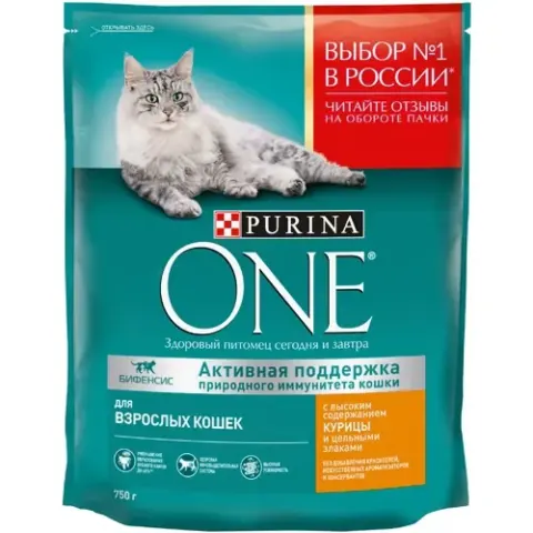 Purina One Adult с курицей для кошек