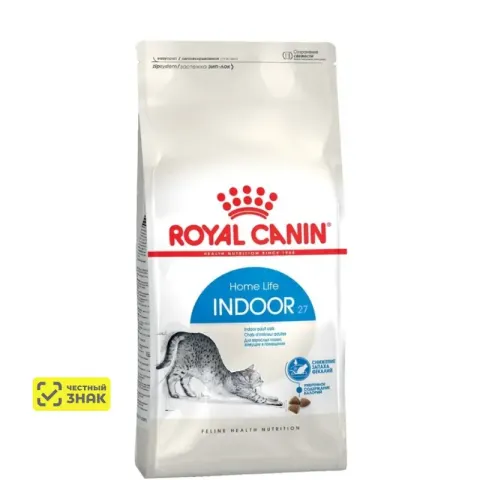 Royal Canin Indoor 27 для домашних кошек 1–7 лет