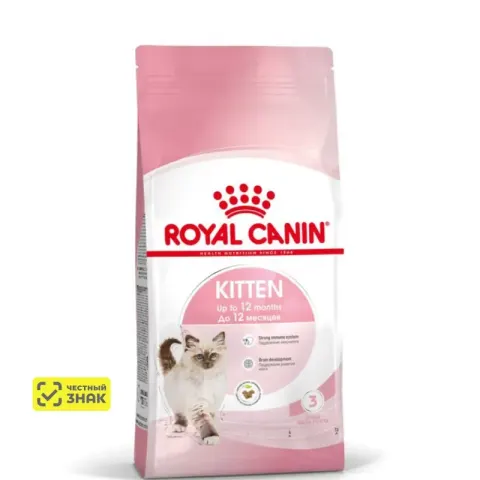 Royal Canin Kitten 36 Second Age для котят 4–12 месяцев