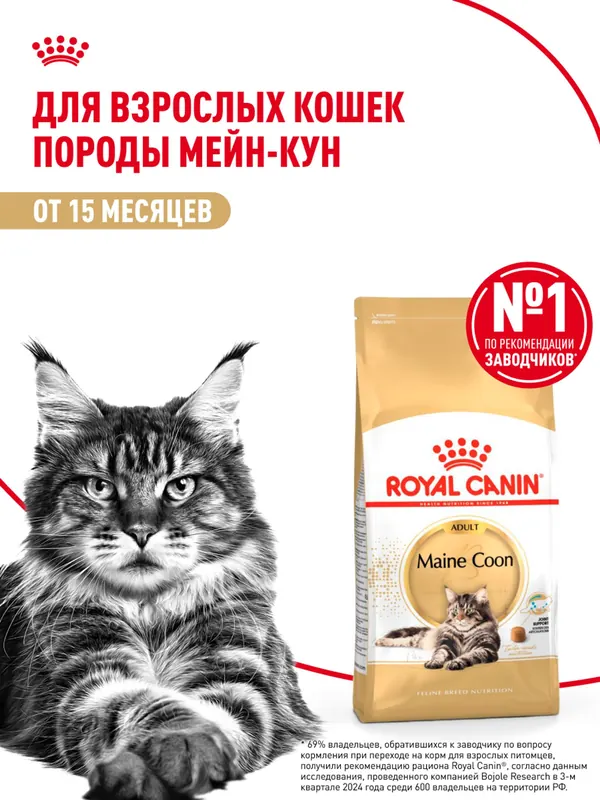 Royal Canin Maine Coon Adult для мейн кунов