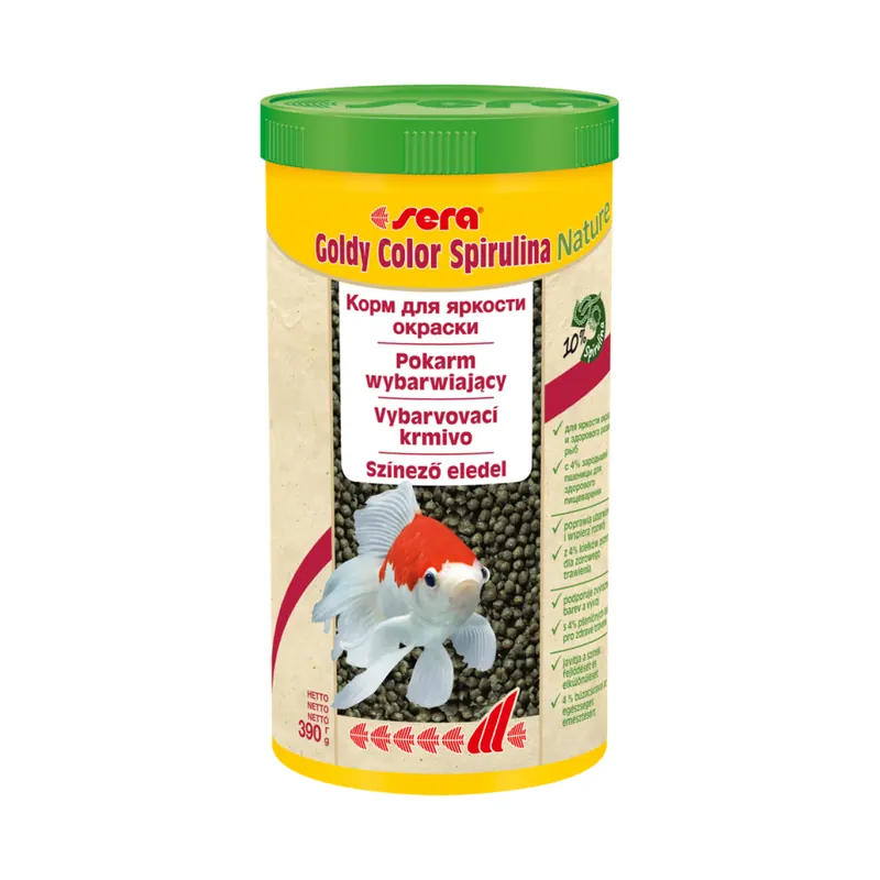 Sera Goldy Color Spirulina гранулы со спирулиной