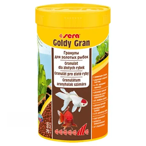 Sera Goldy Gran гранулы для золотых рыбок