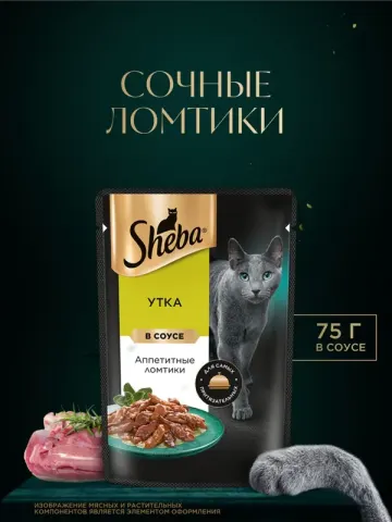 Sheba с уткой ломтики в соусе