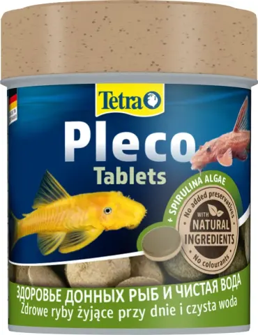Tetra Pleco Tablets для травоядных донных рыб