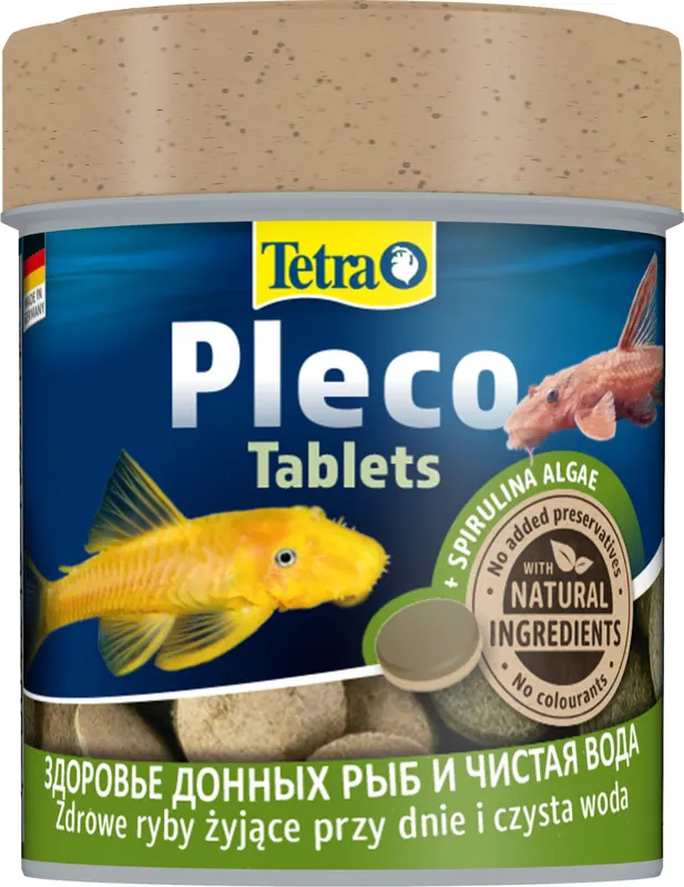 Tetra Pleco Tablets для травоядных донных рыб