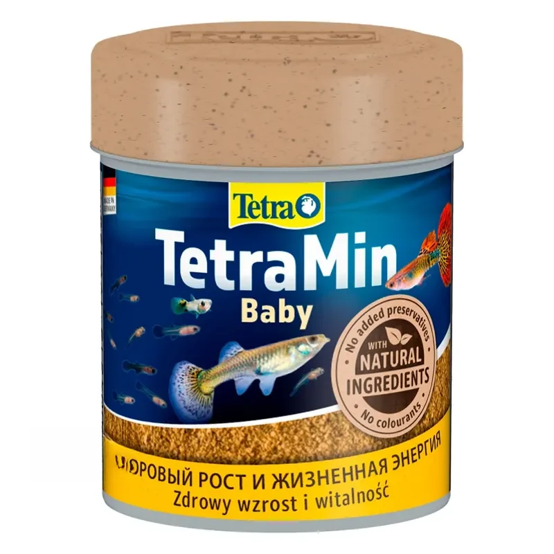 Tetra Min Baby корм для мальков в хлопьях