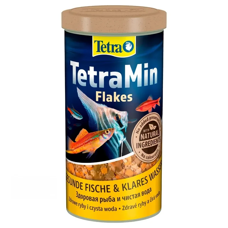 Tetra Min Flakes корм в хлопьях для рыб
