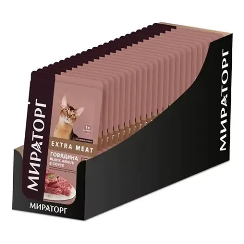 Winner Extra Meat кусочки с говядиной в соусе