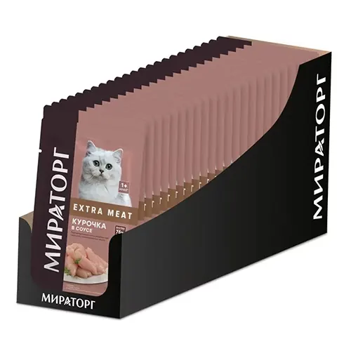 Winner Extra Meat с курицей для стерилизованных кошек