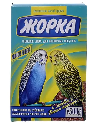 Жорка для волнистых попугаев с морской капустой