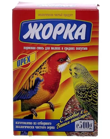 Жорка Кормовая смесь для попугаев с орехами