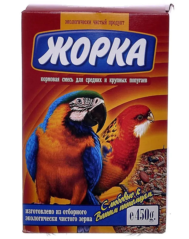 Жорка кормовая смесь для средних и крупных попугаев