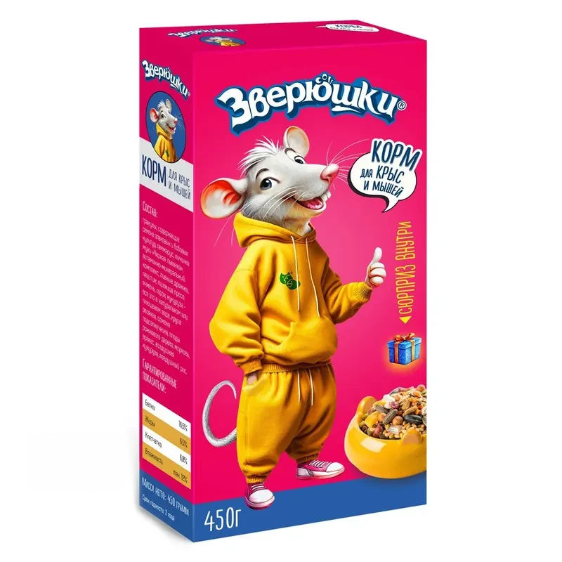 Зоомир Зверюшки для крыс и мышей