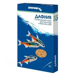 Зоомир Дафния сушёная для аквариумных рыб