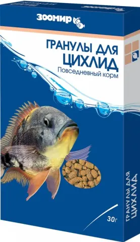 Зоомир Плавающие гранулы для цихлид